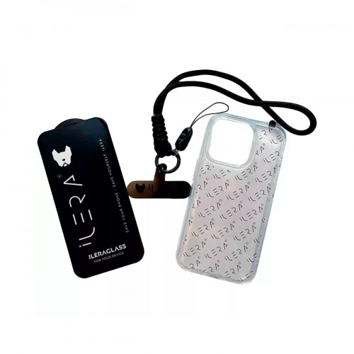 Защитное стекло iLeraGo Ice Case with Hand Stripe iPhone 14 Pro Max Black